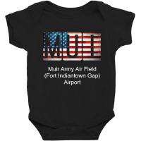 Mui Muir Army Air Field (fort Indiantown Gap) Airport Baby Bodysuit | Artistshot