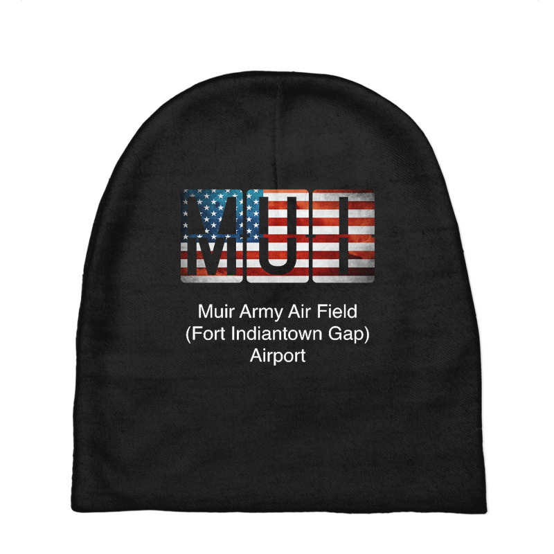 Mui Muir Army Air Field (fort Indiantown Gap) Airport Baby Beanies | Artistshot