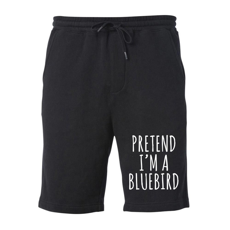 Lazy Halloween Costume Pretend I'm A Bluebird Simple Fleece Short | Artistshot