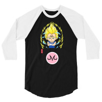 Pocket Chibi Super Saiyan 2 Majin Vegeta 3/4 Sleeve Shirt | Artistshot