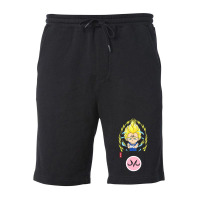 Pocket Chibi Super Saiyan 2 Majin Vegeta Fleece Short | Artistshot