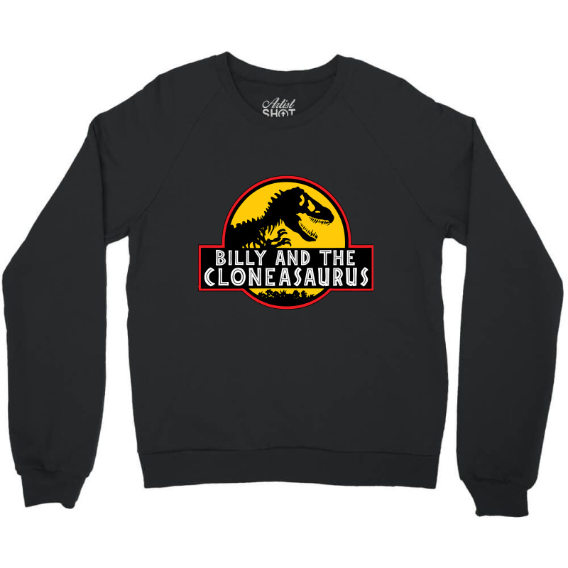 Billy & The Cloneasaurus Crewneck Sweatshirt | Artistshot