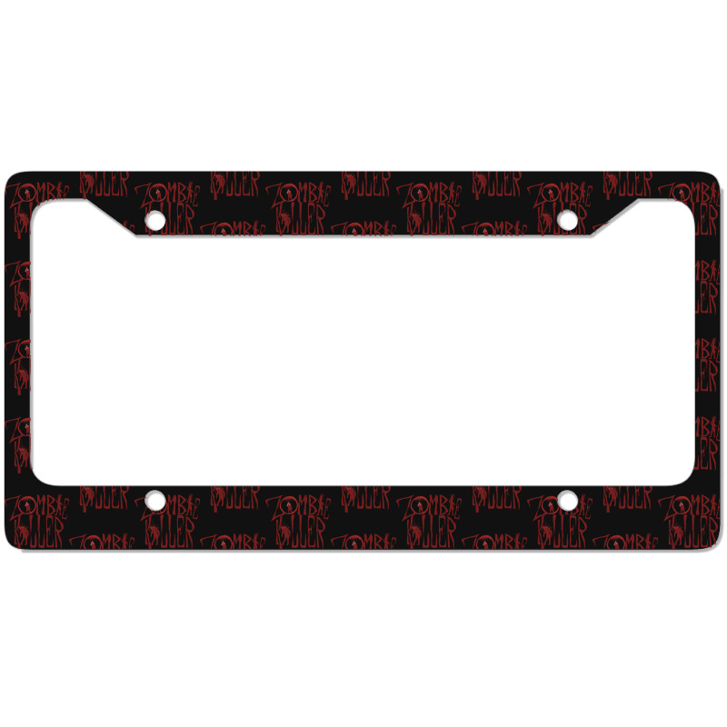 My Zombie Art-10y6m License Plate Frame | Artistshot