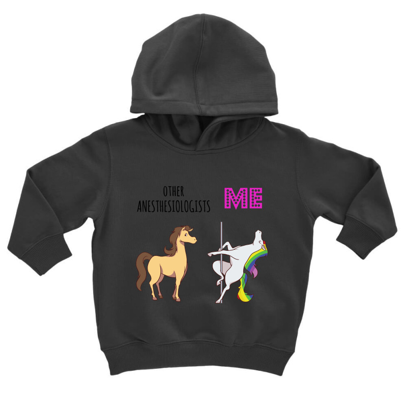 Other Anesthesiologist Unicorn Toddler Hoodie by guppiessetting | Artistshot