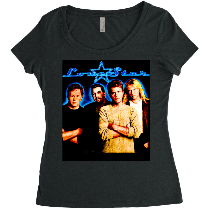 Lonestar Pop Country, Lonestar, Pop, Country, Lonestar Pop Countrys, L Women's Triblend Scoop T-shirt by cm-arts | Artistshot