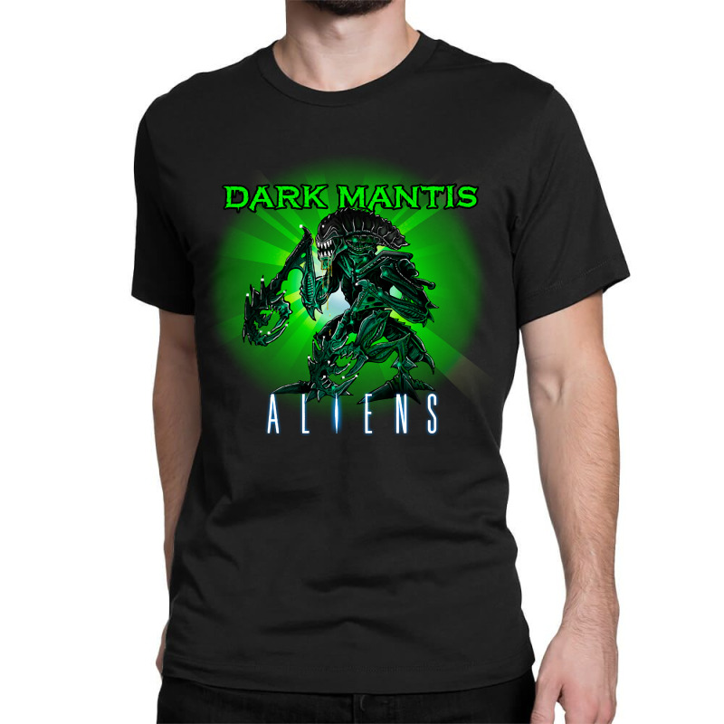 Dark Mantis Alien Classic T-shirt by Adcock Salmon | Artistshot