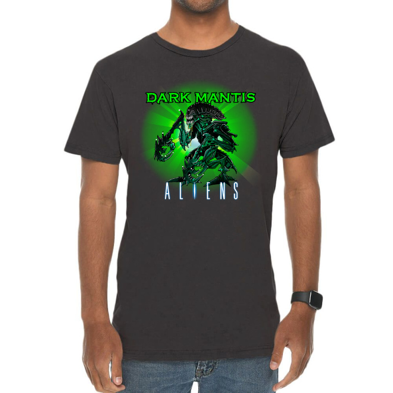 Dark Mantis Alien Vintage T-Shirt by Adcock Salmon | Artistshot