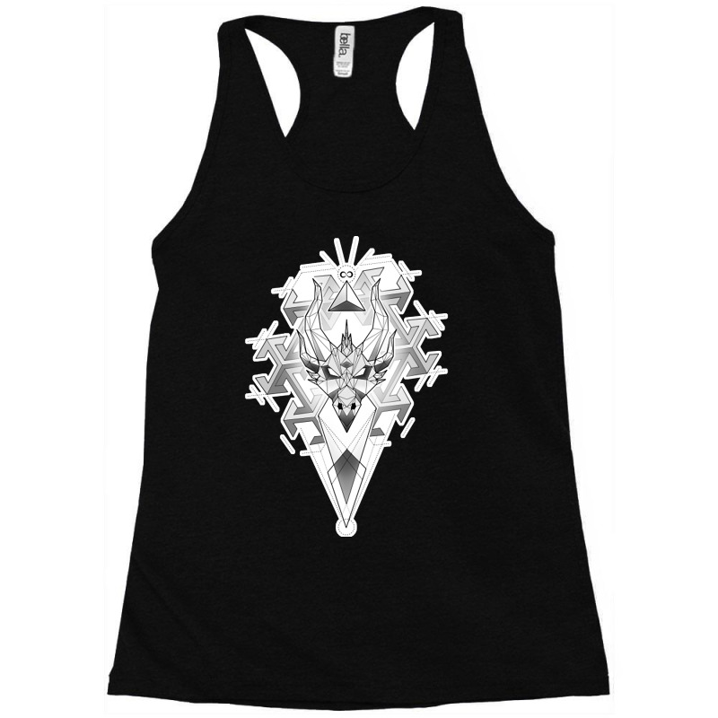 Geometric Dragon Racerback Tank by Kenlofu52 | Artistshot