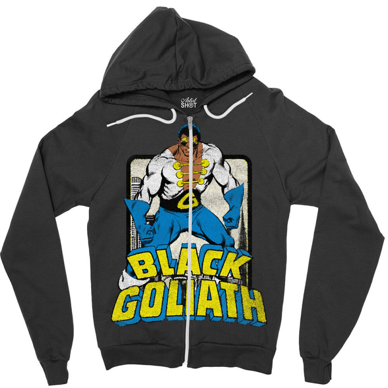 Black Goliath - Dr. Bill Foster (distressed) Zipper Hoodie | Artistshot