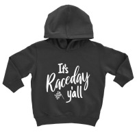 Womens Dirt Track Racing Raceday Y'all Checkered Flag Racing Quote Toddler Hoodie | Artistshot