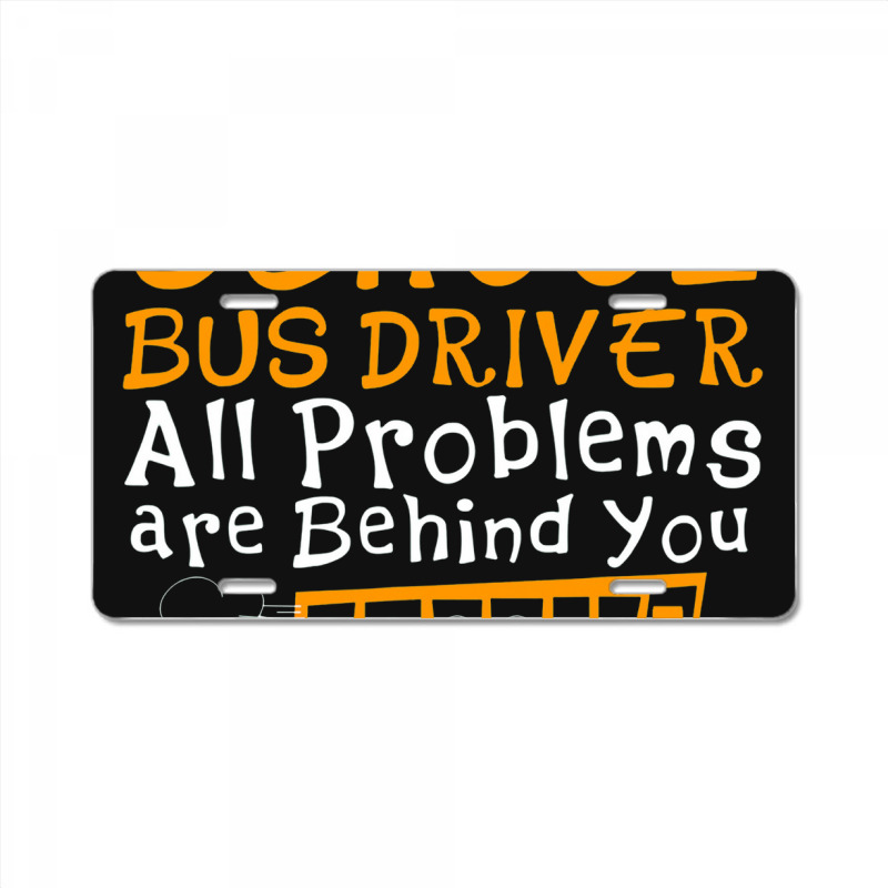 Custom School Bus Metal Wall Art Personalized Bus Driver Name