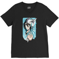 Rukia-htbm7 V-neck Tee | Artistshot