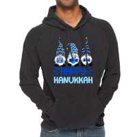 Happy Chrismukkah 2021 With Menorah Gnome Hanukkah Jewish Holiday Paja Vintage Hoodie | Artistshot