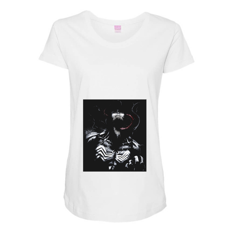 Venom Scream   Venom Maternity Scoop Neck T-shirt by guyanditu | Artistshot