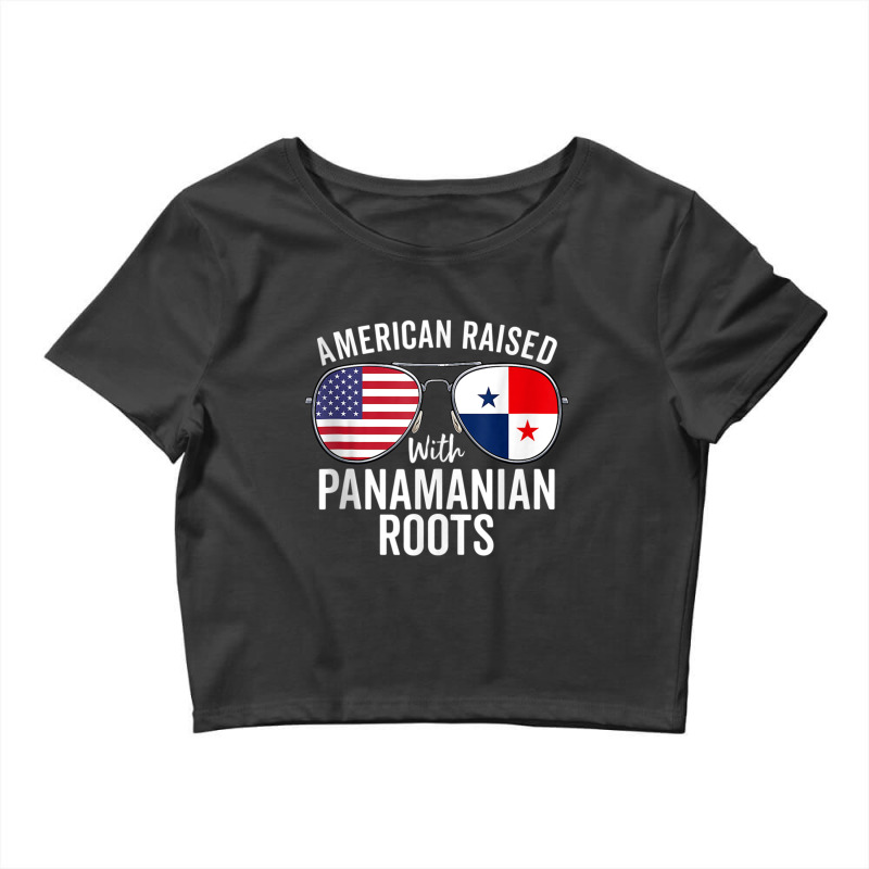 American Raised With Panamanian Roots Usa Panama Flag Tank Top Crop Top by cm-arts | Artistshot