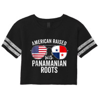 American Raised With Panamanian Roots Usa Panama Flag Tank Top Scorecard Crop Tee | Artistshot