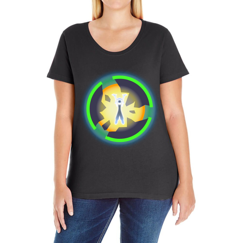 Space God Awakening Ladies Curvy T-Shirt by bummercaught | Artistshot