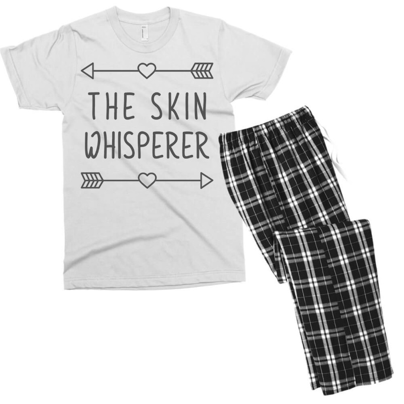 The Skin Whisperer   Esthetician Gifts Men's T-shirt Pajama Set | Artistshot