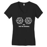 Yes They're Natural Women's V-neck T-shirt | Artistshot