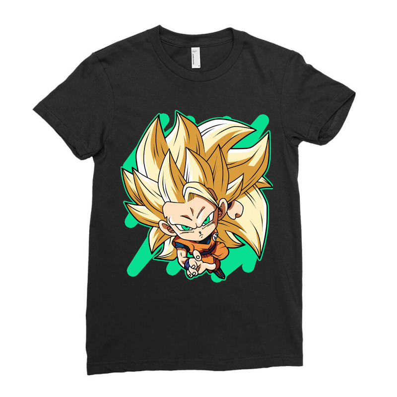 Ssj3 Ladies Fitted T-Shirt by bummercaught | Artistshot