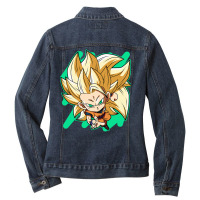 Ssj3 Ladies Denim Jacket | Artistshot