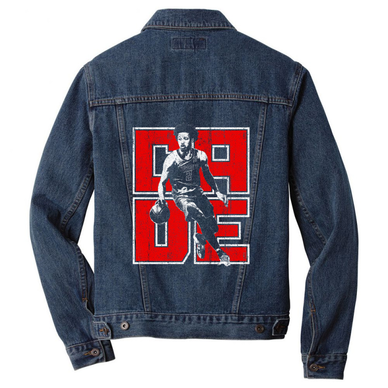 Cade Cunningham Men Denim Jacket by cm-arts | Artistshot