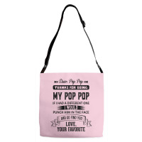 Dear Pop Pop, Love, Your Favorite Adjustable Strap Totes | Artistshot