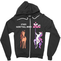 Other Basketball Moms Me Tee Unicorn Basketball Mom Funny Gift Idea Ba Zipper Hoodie | Artistshot