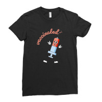 Vaccinated Ladies Fitted T-shirt | Artistshot