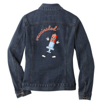 Vaccinated Ladies Denim Jacket | Artistshot