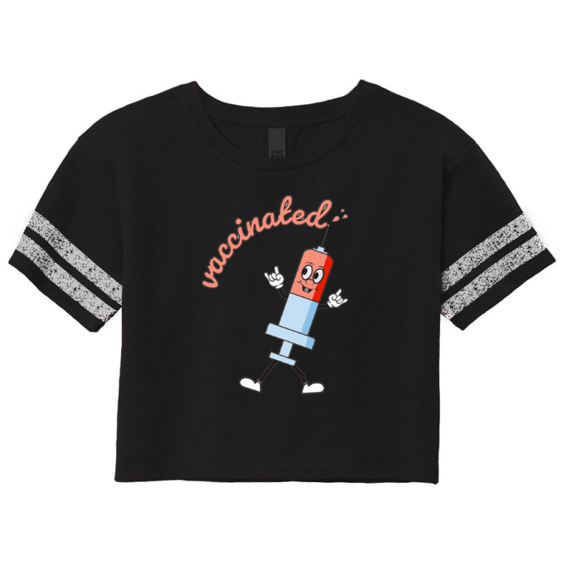 Vaccinated Scorecard Crop Tee by cm-arts | Artistshot