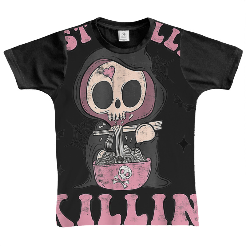 Just Chillin Killin Death Skeleton Halloween Groovy Ghost Graphic Youth T-shirt by Outpost | Artistshot