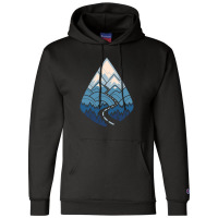 The Road Goes Ever On Winter Champion Hoodie | Artistshot