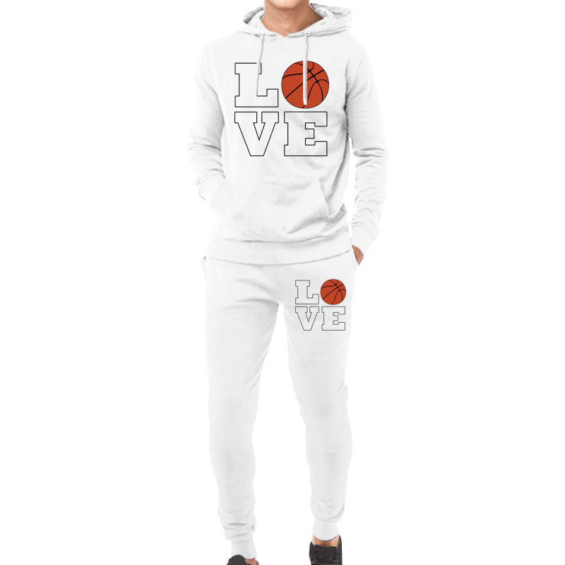 Basketball Love Hoodie & Jogger Set | Artistshot