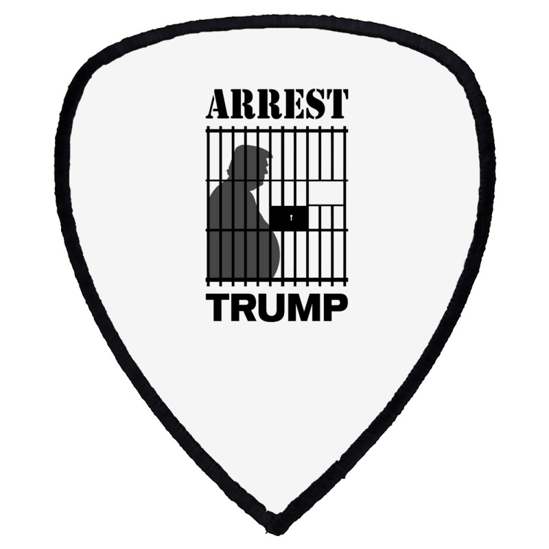 Arrest Trump Now Trump For Prison 2021 Classic Shield S Patch | Artistshot