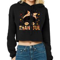 Instructional Technology Facilitator Thankful Thanksgiving Cropped Hoodie | Artistshot