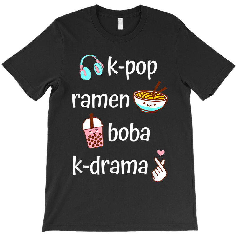 Cute Kawaii K Pop Ramen Boba Bubble Tea K Drama Lover T-shirt | Artistshot