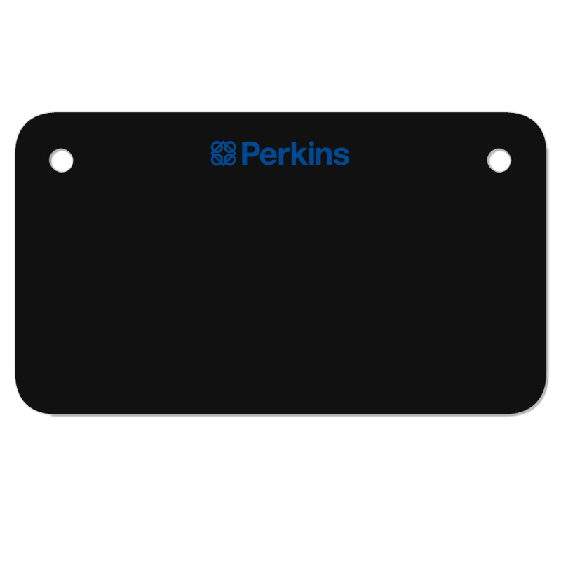 Best Simple Perkins Design Motorcycle License Plate | Artistshot