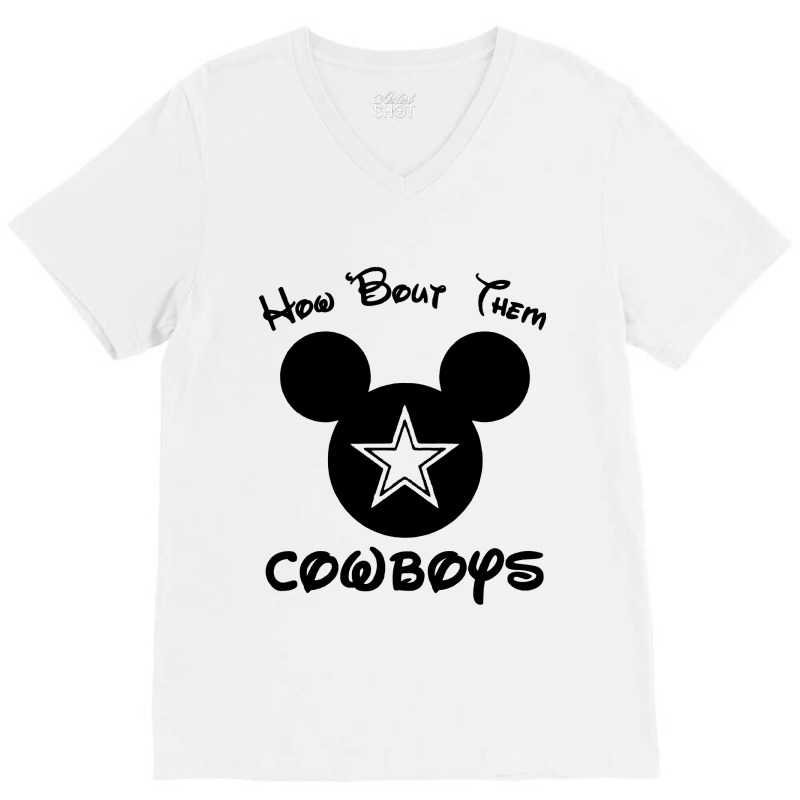 How 'bout Them Cowboys V-neck Tee | Artistshot