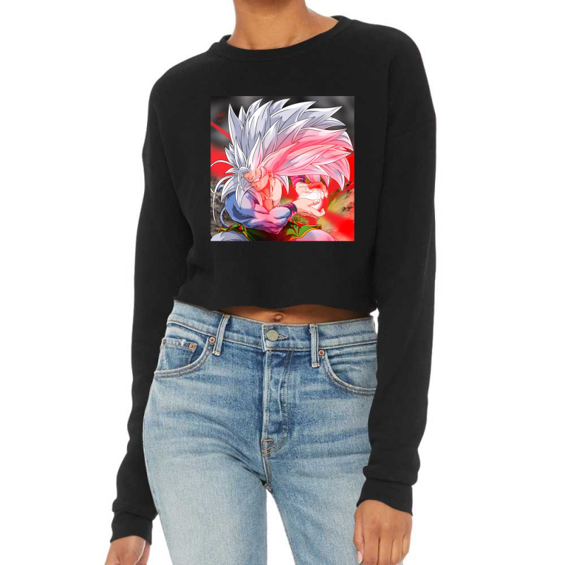 Goku Super Saiyan 5 Dragonball Af Friend Cropped Sweater by KenyaGaines | Artistshot