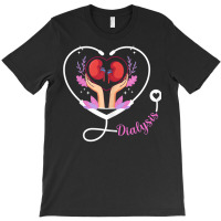 Womens Dialysis Technician Nurse   Heartbeat Kidney Dialysis Nurse T S T-shirt | Artistshot