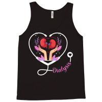 Womens Dialysis Technician Nurse   Heartbeat Kidney Dialysis Nurse T S Tank Top | Artistshot