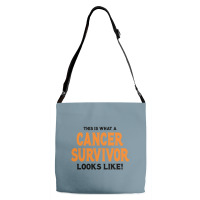 This Is What A Skin Cancer Survivor Looks Like Adjustable Strap Totes | Artistshot