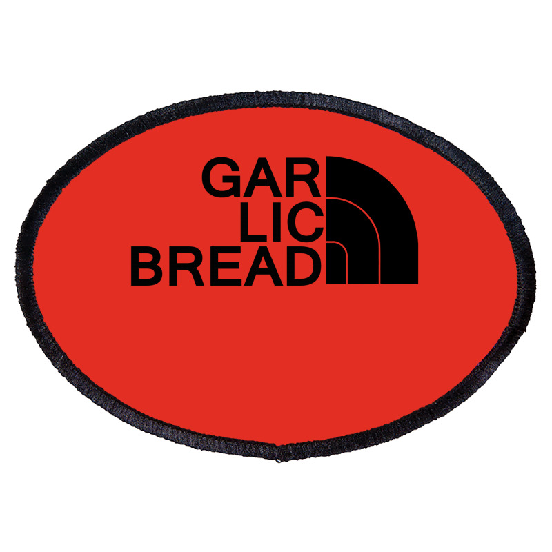 Gar Lic Bread Black Oval Patch | Artistshot