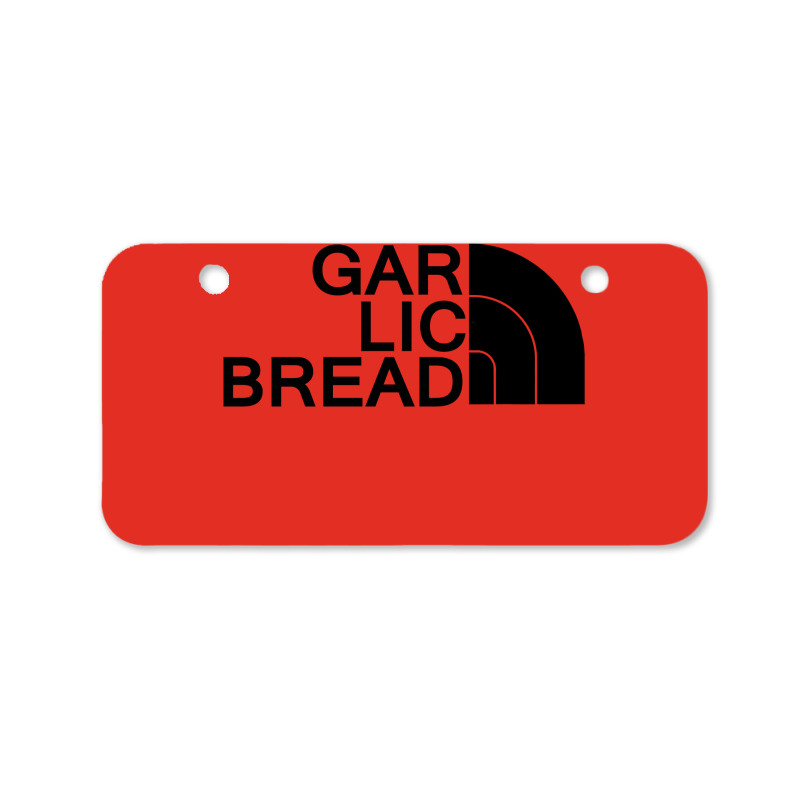 Gar Lic Bread Black Bicycle License Plate | Artistshot