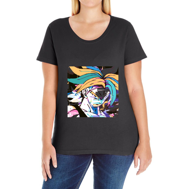 Future Trunks 1 For Boyfriend Ladies Curvy T-Shirt by KristianFreeman | Artistshot