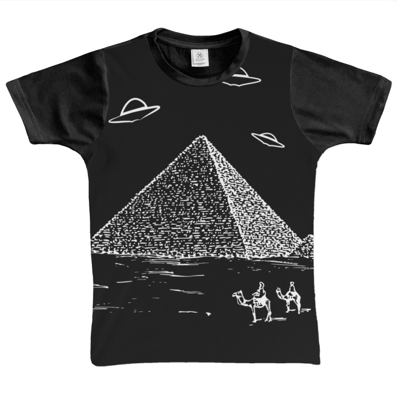 Ufo Pyramid Alien Graphic Youth T-shirt by cm-arts | Artistshot