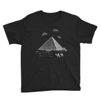 Ufo Pyramid Alien Youth Tee | Artistshot