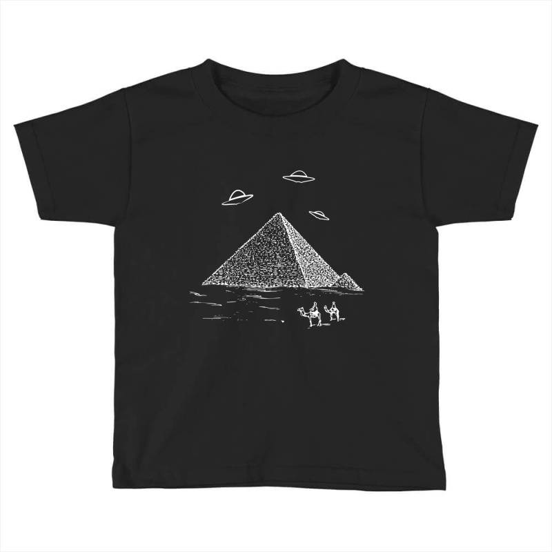 Ufo Pyramid Alien Toddler T-shirt by cm-arts | Artistshot