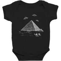 Ufo Pyramid Alien Baby Bodysuit | Artistshot